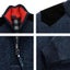 FALIZA Winter Knitted Sweaters Men Half Zip Fleece Jumpers Wool Warm Carousel 6