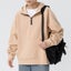 DUYIT Half-Zip Hooded Sweater Men's Autumn/Winter New Loose Solid Carousel 3