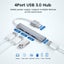 4 in 1 Type C Docking Station Hub USB3.0 Hub Universal Multi Splitter Carousel 6