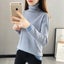 Fall Winter Striped Turtleneck Sweaters For Women Korean Slim Warm Carousel 5