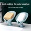 Blue Soap Box Creative Draining Soap Storage Rack Punch Free Suction Carousel 2