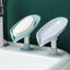 Blue Soap Box Creative Draining Soap Storage Rack Punch Free Suction Carousel 3