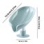 Blue Soap Box Creative Draining Soap Storage Rack Punch Free Suction Carousel 7