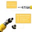 41pc Screwdriver Bit Kit Adjustable Forward & Reverse Mini 1/4 Carousel 3