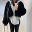 Biyaby New Women's Faux Fur Coat Winter High Quality Faux Rabbit Fur Carousel 7