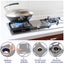 4 Piece Anti Fouling Anti Oil Cleaning Pad Gas Stove Protective Pad Carousel 6