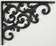 Shelf Bracket Black Cast Iron Ornate Vine Pattern (BB002) Carousel 3