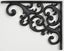 Shelf Bracket Black Cast Iron Ornate Vine Pattern (BB002) Carousel 4