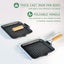 Cast Iron Square Griddle Frying Pan with Folding Handle (24x24cm) Carousel 3