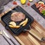 Cast Iron Square Griddle Frying Pan with Folding Handle (24x24cm) Carousel 4