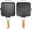 Cast Iron Square Griddle Frying Pan with Folding Handle (24x24cm) Carousel 5