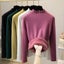 New Winter Women's Sweater Pullovers Fleece Warm Half Turtleneck Carousel 3