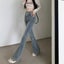 Biyaby High Waist Hollow Out Jeans Women Hot Girl Vintage Streetwear Carousel 5