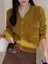 XFPV Korean Chic Cardigan Women Elegant Bright Silk Pockets Buttons Carousel 3