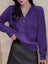 XFPV Korean Chic Cardigan Women Elegant Bright Silk Pockets Buttons Carousel 4