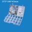 1PC Compartment Plastic Jewelry Tool Storage Box Translucent Box Carousel 3