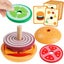Montessori Toys Wooden Burger Sorting Stacking Toys For Toddlers Preschool Educa Carousel 1