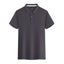 Summer Casual Polo Shirts Mens Short Sleeve T-shirts Button Down Work Carousel 1