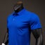 Summer Casual Polo Shirts Mens Short Sleeve T-shirts Button Down Work Carousel 3