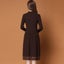 Biyaby New Lace A Line Dress Female Autumn Winter Half High Collar Carousel 7