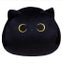 Kawaii Black Cat 20cm Plush Doll High Quality Plump Animal Kitten Carousel 1