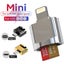 For iPhone Micro Type C SD TF Card Reader OTG Adapter External OTG Carousel 2