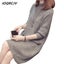 IOQRCJV Turtleneck Sweater Dress Women Fashion Autumn Winter Knitted Carousel 2