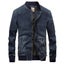 Denim Jacket Men Fashion Embroidered Spring Autumn Stand Collar Jeans Carousel 1