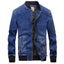 Denim Jacket Men Fashion Embroidered Spring Autumn Stand Collar Jeans Carousel 7