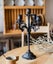 Five-arm Candlestick European Retro cast Iron Candle Holder Family Hotel Wedding Carousel 3