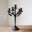 Five-arm Candlestick European Retro cast Iron Candle Holder Family Hotel Wedding Carousel 6