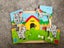 Wooden Lacing Shoe puzzle+Free Puzzle Carousel 7