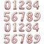 Ew16 Inch Small Number Balloon 0-9 Wedding Wedding Room Baby Birthday Carousel 1