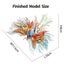 3d Metal Puzzle-one Thousand Origami Cranes for Love Amulet Model Building Ki... Carousel 3