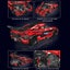 Koenigsegg - Red Race Car - MOC-4789 - 1:10 - 3063 pieces - MouldKing Carousel 11