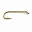 MNFT 100PCS10# Bronze Long Handle Fly Hook Insect Hook Dry Fly Tying Carousel 3
