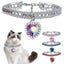 Luxury Crystal Pet Collar Love Pendant Cat Decorative Necklace Carousel 2
