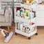 Mobile Storage Rack Trolley Kitchen Bathroom Bedroom Multi Storey Carousel 6