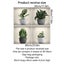 3D Plants Vinyl Wall Stickers For Bedroom Wall Decal Living room Wall Carousel 3
