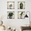 3D Plants Vinyl Wall Stickers For Bedroom Wall Decal Living room Wall Carousel 4