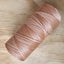 Straw/Palha 0.5mm Linhasita 330metre roll 100% waxed macrame thread Carousel 1
