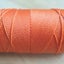 Orange Cor#30 1mm Linhasita 170metre roll 100% waxed macrame cord Carousel 2
