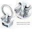 Aluminum Single Stud Anchor Quick Spring Bolt Round Ring Trailer Fixing Carousel 3