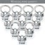 Aluminum Single Stud Anchor Quick Spring Bolt Round Ring Trailer Fixing Carousel 5