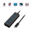 Mbeat Usb-c To 4-port 3.0 Hub - Black Carousel 5