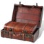 Wooden Treasure Chests 2 Pcs Vintage Brown Xabpip Carousel 3