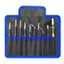 10pcs/set Anti-static ESD Stainless Steel Tweezers Maintenance Tools Carousel 1