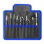 10pcs/set Anti-static ESD Stainless Steel Tweezers Maintenance Tools Carousel 2