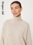 Elegant Solid Turtleneck Women's Thickened Pullover Sweater Loose Carousel 2