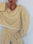 Long Sleeve Lace Up Sweatershirt 2 Piece Sweatshirt Women Loose Wide Carousel 5